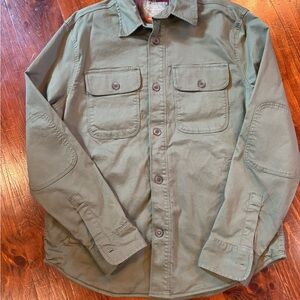 St. John's Bay Olive Green Shirt Jacket
